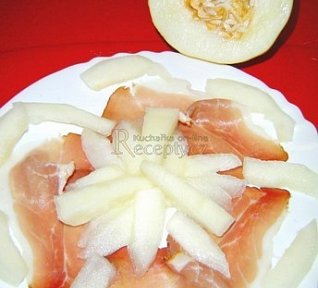 Pršut s melounem