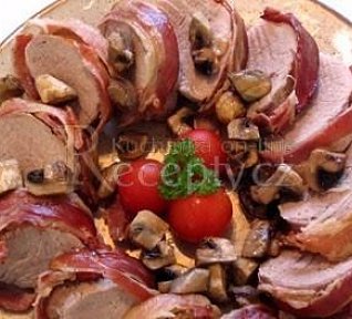 Vepřová panenka na slanině