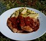 Přírodní kotlety s paprikovým sosem