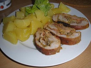 Vepřová roláda s pestem