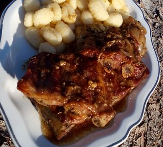 Zázvorová žebírka na cibuli