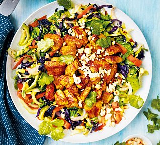 Restovaná zelenina s kuřecím masem