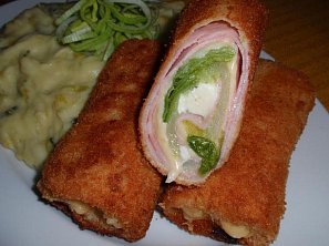 Pečené nebo smažené (nejen) pórkové rolky / závitky