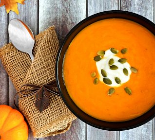 Dýňový krém s kari