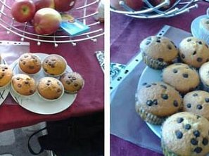 Muffiny s rumovou pralinkou Muffiny s rumovou pralinkou