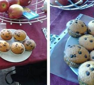 Muffiny s rumovou pralinkou