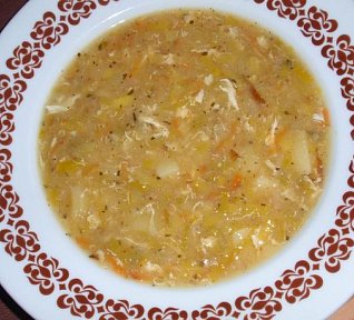 Bramborovo-pórková polévka