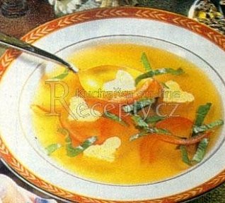 Kuřecí polévka se svítkem