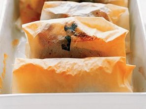 Pečený lilek v balíčku