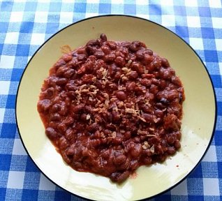 Hohenwartské fazole s uzeným