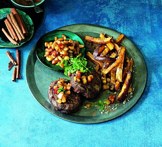 Karbanátky z krůtího masa se skořicí