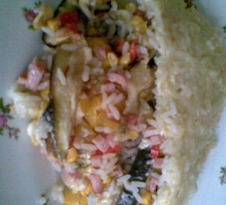 Zapečený lilek  (nejen) s rýží