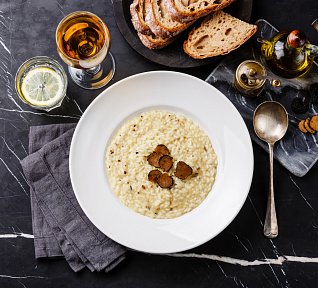 Lanýžové rizoto