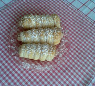 Kremrole s vanilkovo-nugátovým krémem