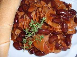 Fazole (nejen) se slaninou Fazole (nejen) se slaninou