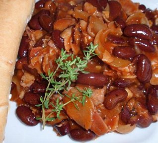 Fazole (nejen) se slaninou