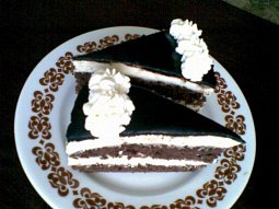 Kakaovo-tvarohový dort