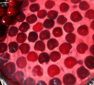 Třešňový dort / řez