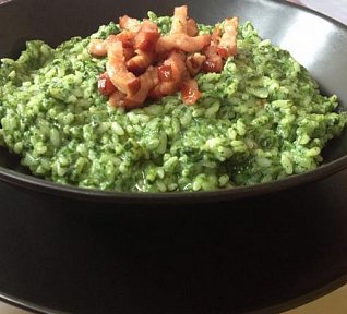 Italské špenátové rizoto - co dům dal