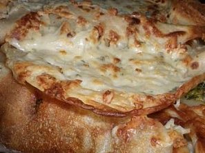 Zapečené palačinky s masem a zeleninou