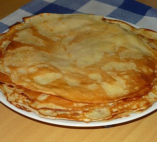 Palačinky ze špaldové mouky bez cukru