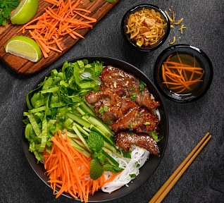 Vietnamský bůček Bún chả