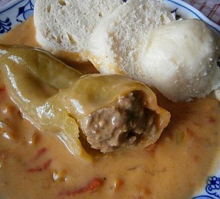 Papriková smetanová omáčka