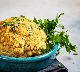 Nadívaný pečený květák