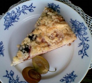 Ovocný koláč z pomazánkového másla