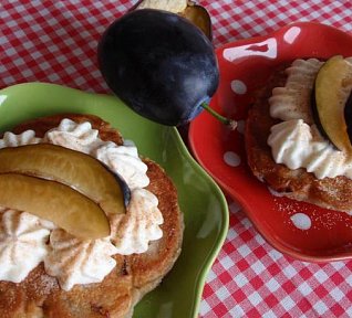 Bleskové švestkové lívance