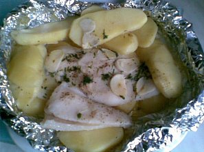 Pangasius v kapse Pangasius v kapse