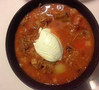 Červený boršč oblast Žitomír