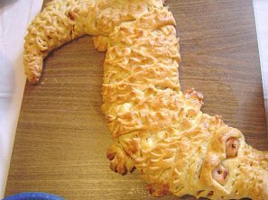 Slaný krokodýl z majonézového těsta Slaný krokodýl z majonézového těsta