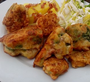 Brokolice / květák v sýrovém těstíčku