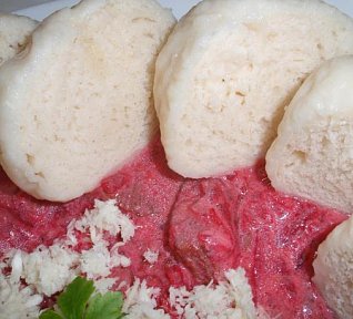 Kulaté kynuté knedlíky - příloha