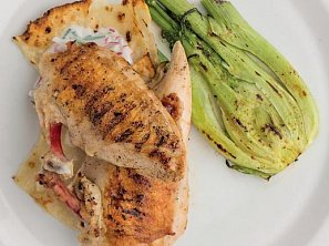 Kuřecí prsa s grilovaným fenyklem