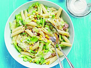 Penne s tuňákem a kukuřicí