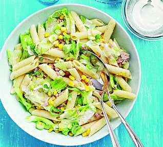 Penne s tuňákem a kukuřicí