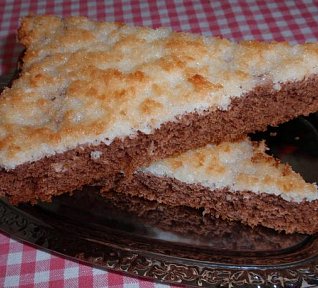 Kokosovo-pomerančový koláč