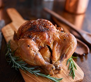 Poctivé pečené kuře