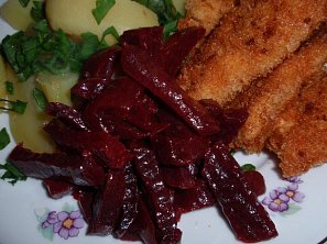 Marinovaná červená řepa - sladkokyselá