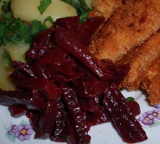 Marinovaná červená řepa - sladkokyselá