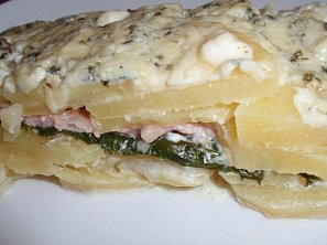 Gratinované brambory (nejen) se špenátem Gratinované brambory (nejen) se špenátem