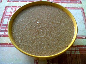 Sladká kaše (krupicová pěna), základní recept