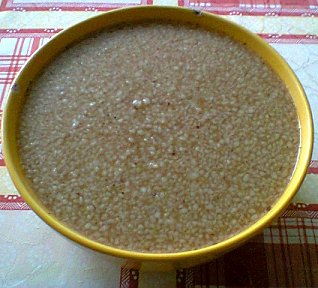 Sladká kaše (krupicová pěna), základní recept