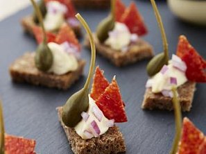 Kanapky s paprikášem