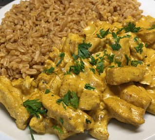 Veganské kari nudličky