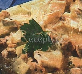 Zapečené kuře s celerem Zapečené kuře s celerem