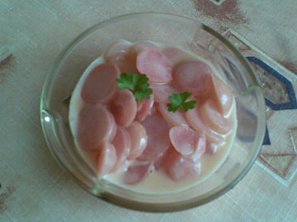 Ředkvičky na smetaně