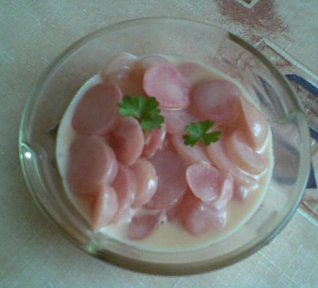 Ředkvičky na smetaně